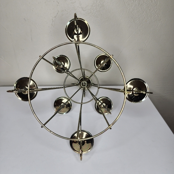 Vintage Metal/Brass? Christmas Tree Cancel Holder - Picture 4 of 10